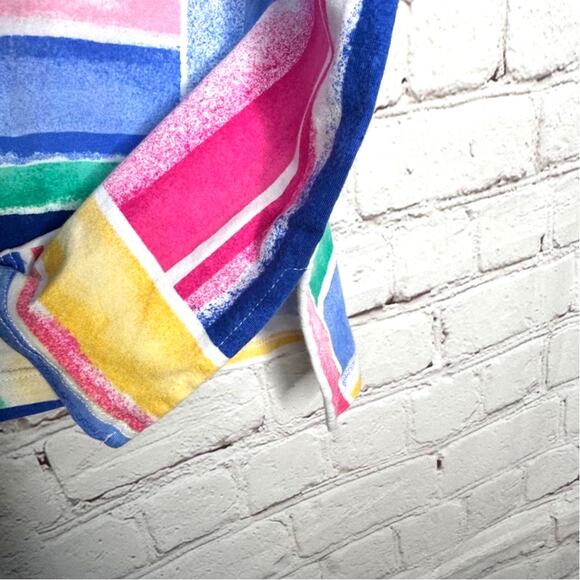 Alfred Dunner Wms XL Colorful Rectangular Pattern Embellished Square Neck Top0 - Picture 5 of 7